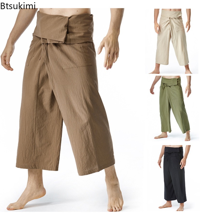 Mens Fashion Trend 2026 - 2026 Mode Nieuwe Heren Thaise Vissersbroeken