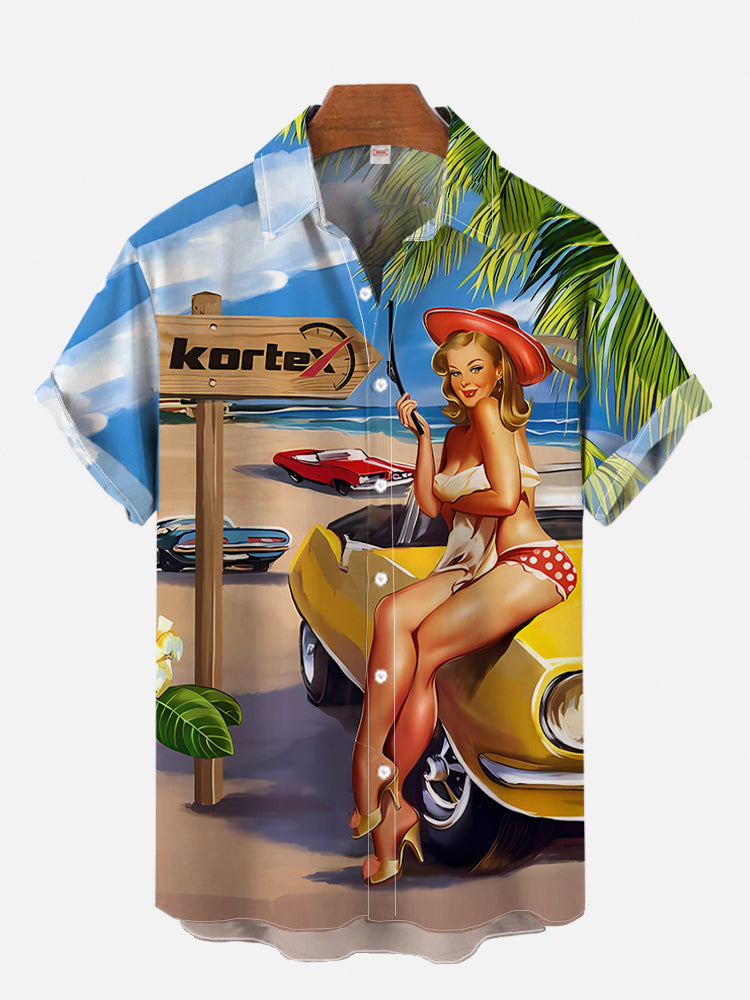 Mens Fashion In 1980S - 1970S-1980S Vintage Pin Up Meisje Poster