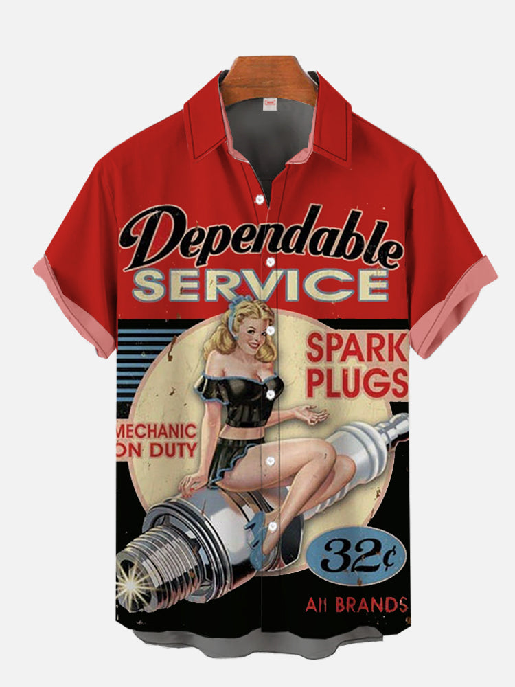 Mens Fashion In 1980S - 1970S-1980S Vintage Pin Up Meisje Poster