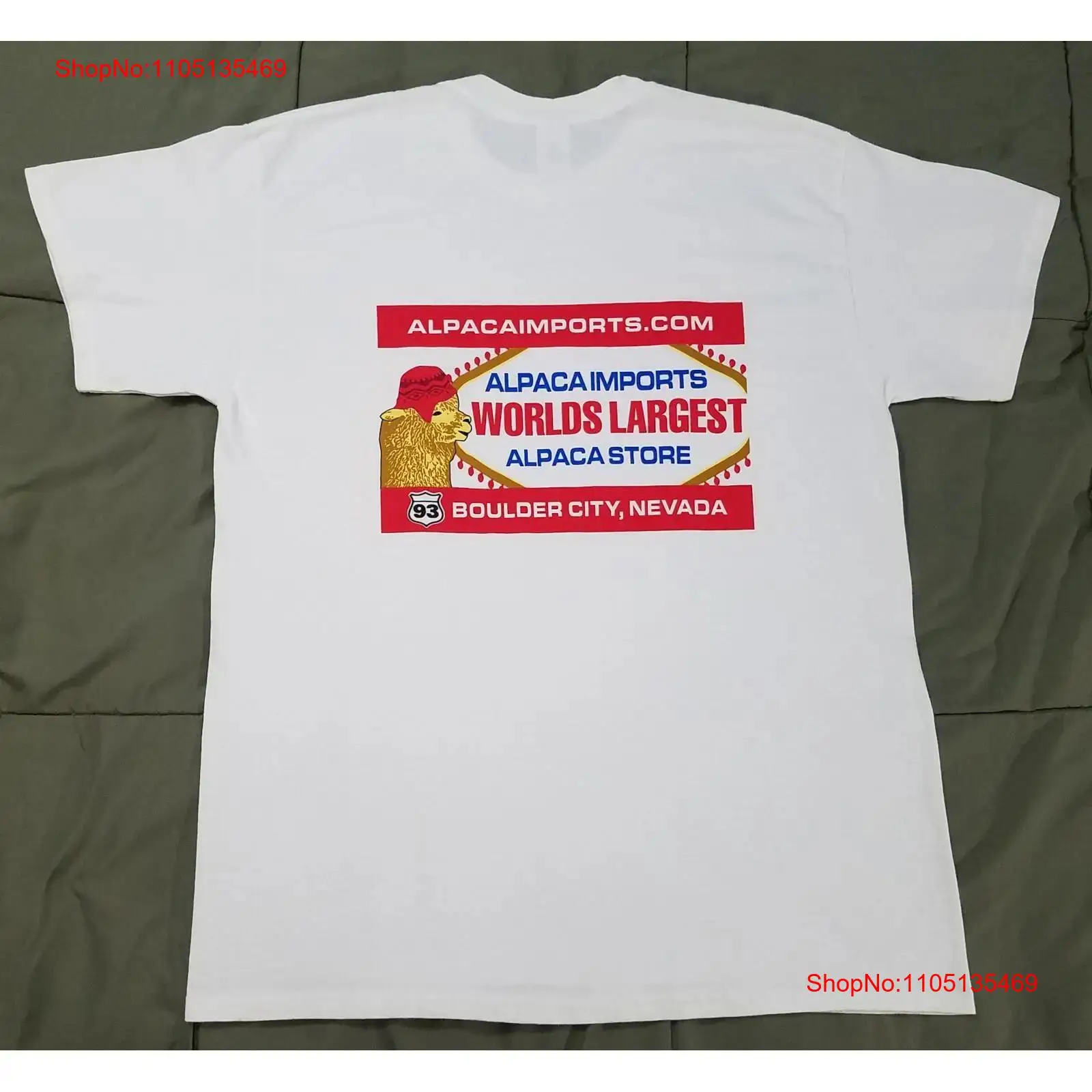 Mens Fashion Store - Alpaca Imports Boulder City Nevada werknemersshirt