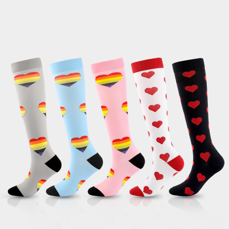 Men'S Fashion Outlets - 5 paar Love compressiesokken voor dames