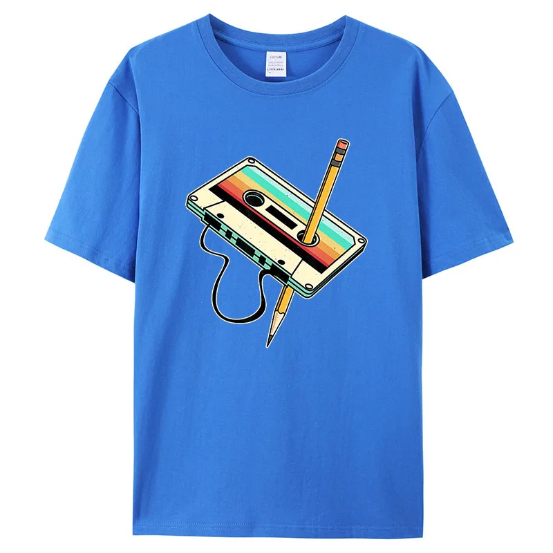 Mens Fashion In 1980S - Retro jaren 1980 Tape Potlood Grafische
