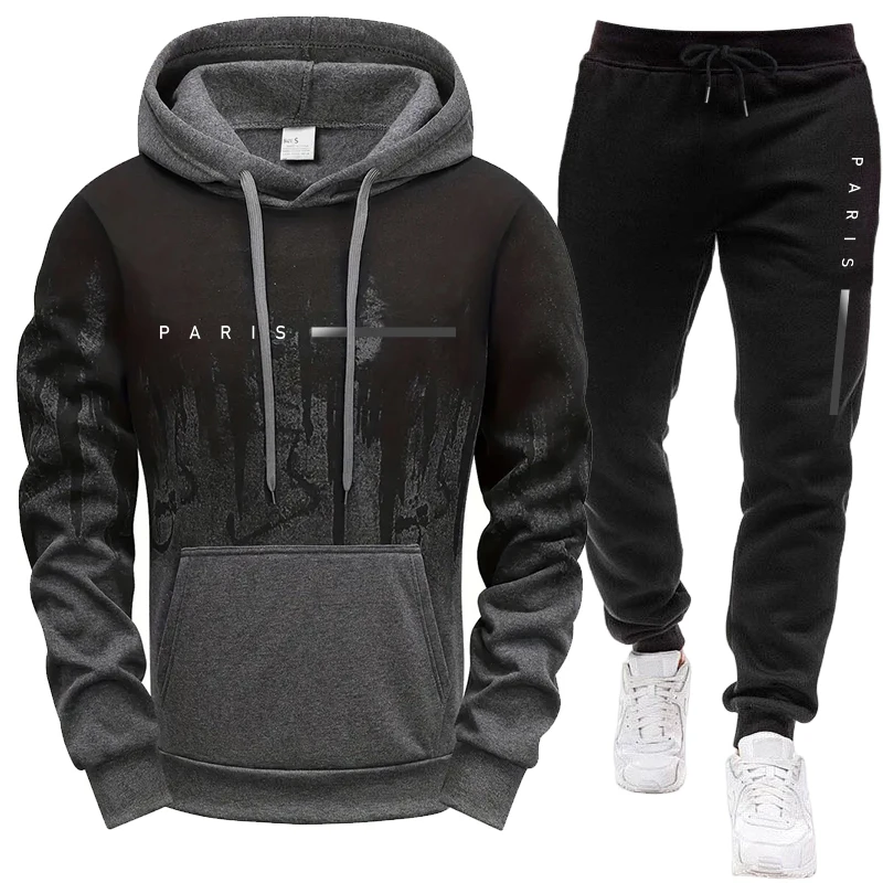 Paris Fashion Men - Herenset/Hoodie/Broek Paris Nieuw in Casual Hoodie