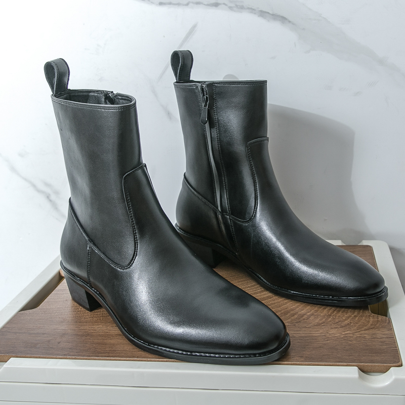 Chelsea Boots Men - Nieuwe Engelse Stijl Chelsea Lange Laarzen