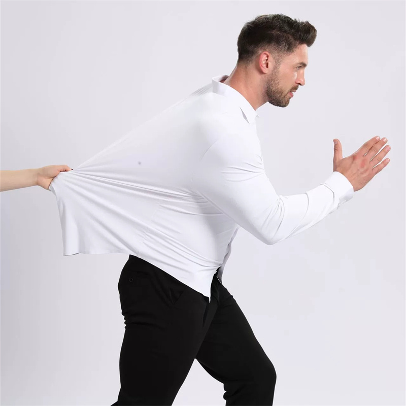 Dress Shirt Non-Iron - US/EU Maat 3XL 105KG luxe heren