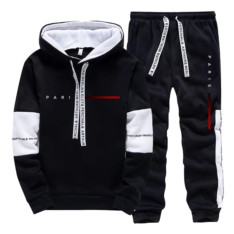 Paris Fashion Men - Herenset Paris Fashion Hoodie en joggingbroek