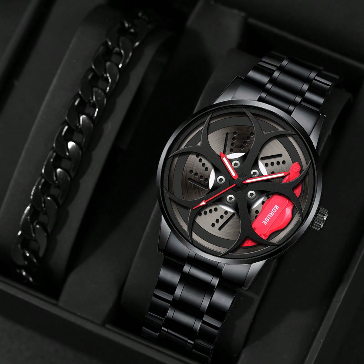 Men'S Fashion Hub - 2 Stuks Set Heren Mode Auto