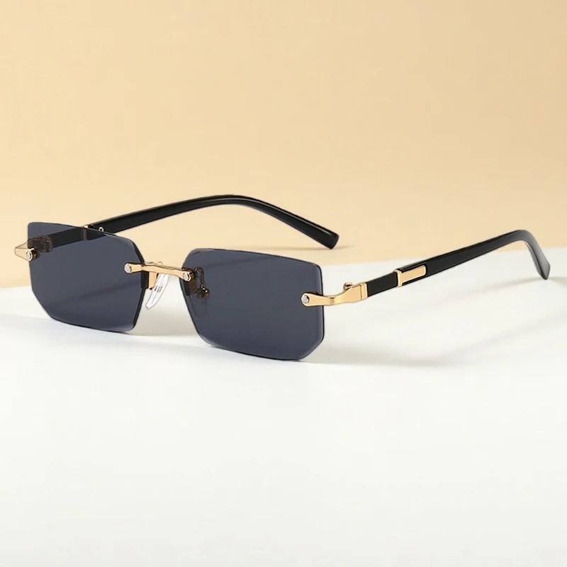 Men'S Fashion Rimless Glasses - Mode randloze zonnebrillen heren dames populaire