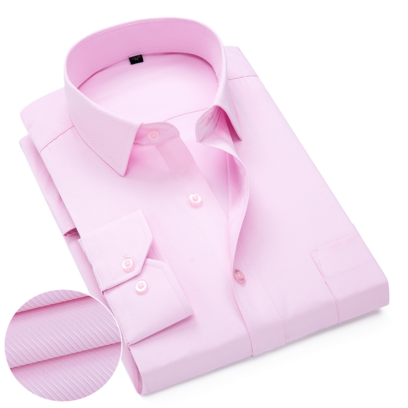 Roze Wit Blauw Twill Heren For - Dress Shirt Non-Iron recensie en prijs