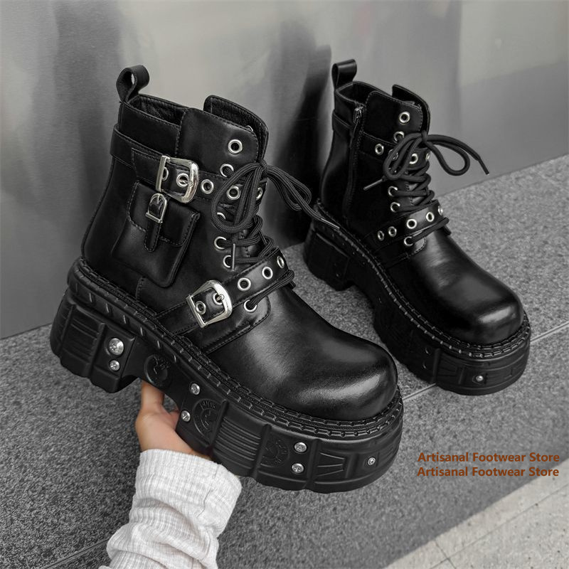 Zwarte enkellaarzen met decora - Chelsea Boots Men recensie en prijs