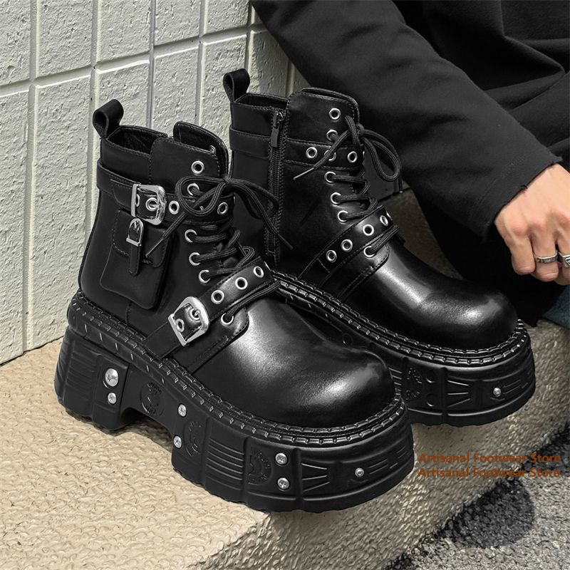 Zwarte enkellaarzen met decora - Chelsea Boots Men recensie en prijs