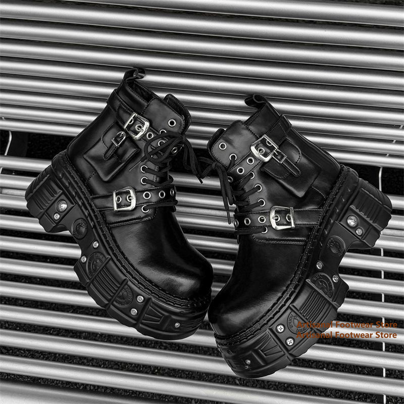 Zwarte enkellaarzen met decora - Chelsea Boots Men recensie en prijs
