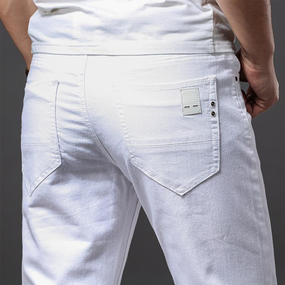 Heren Witte Jeans Elasticiteit - Men'S Fashion For 60 Year Old recensie en prijs