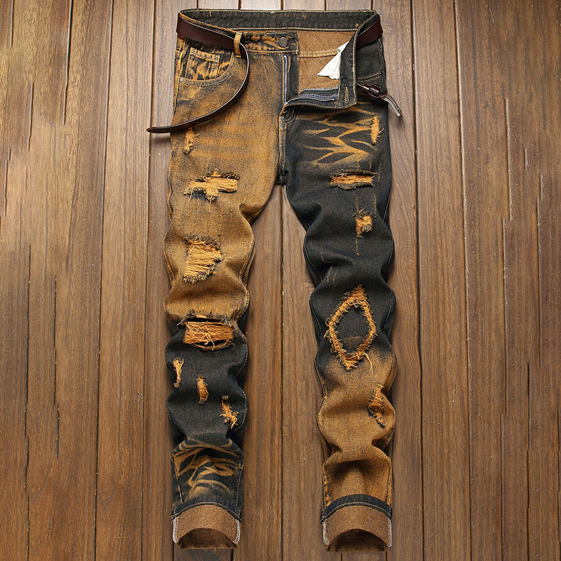 Nieuwe retro jeans herenbroek  - Men'S Fashion For 60 Year Old recensie en prijs