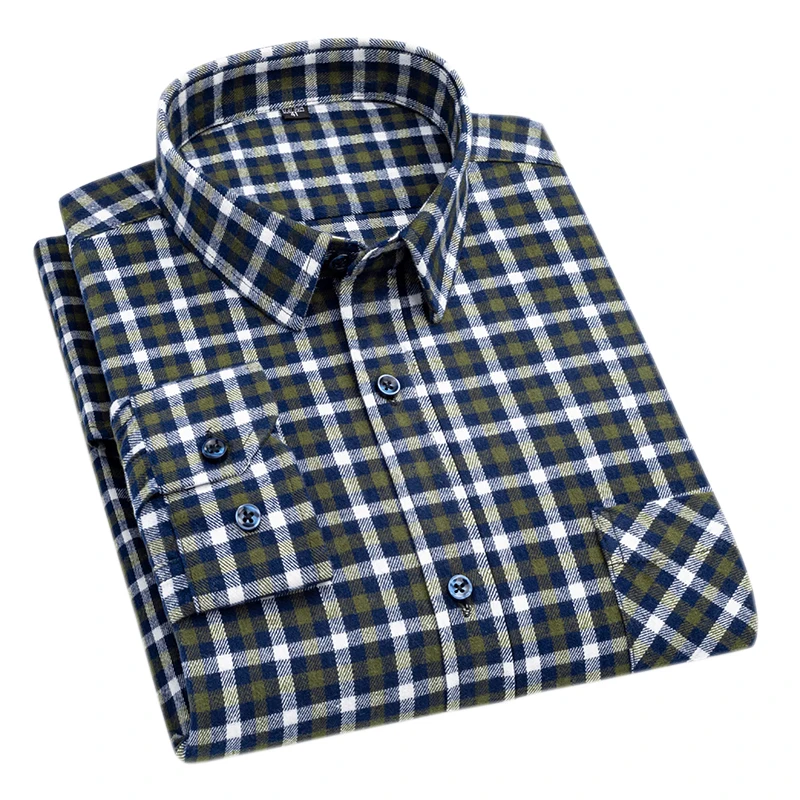 Nieuwe flanel geruite shirts v - Dress Shirt Non-Iron recensie en prijs