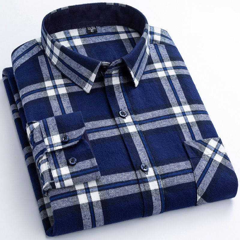 Nieuwe flanel geruite shirts v - Dress Shirt Non-Iron recensie en prijs
