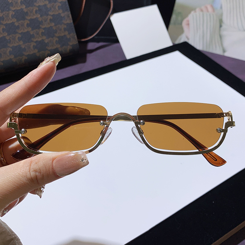 Rimless zonnebrillen UV400, mo - Men'S Fashion Rimless Glasses recensie en prijs