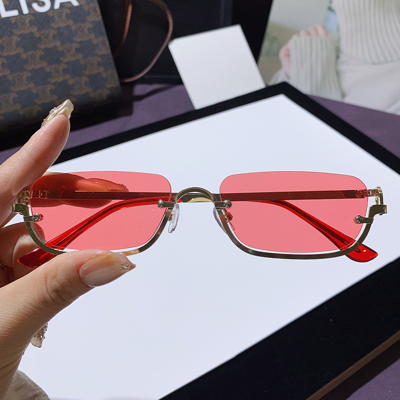 Rimless zonnebrillen UV400, mo - Men'S Fashion Rimless Glasses recensie en prijs