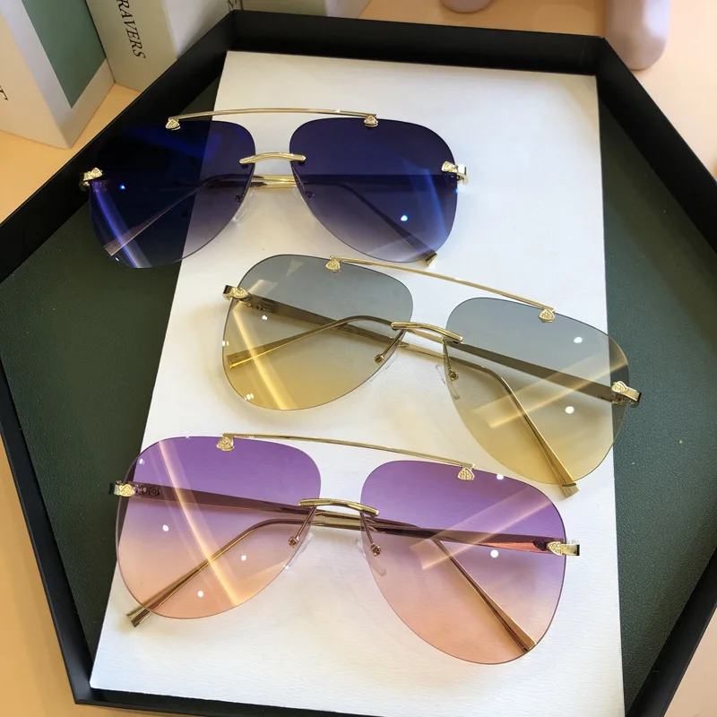 Vintage randloze legering luch - Men'S Fashion Rimless Glasses recensie en prijs
