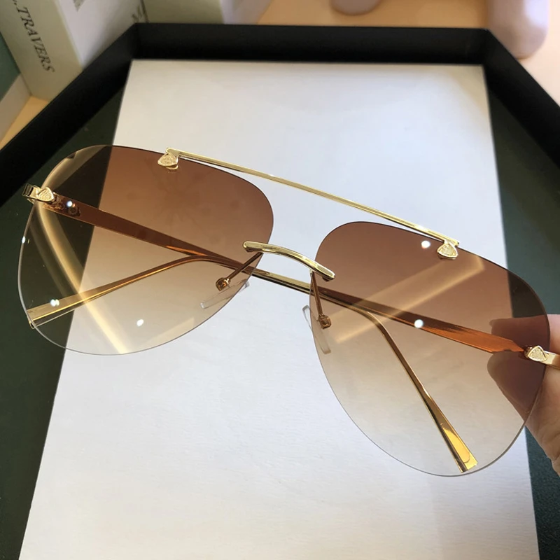 Vintage randloze legering luch - Men'S Fashion Rimless Glasses recensie en prijs