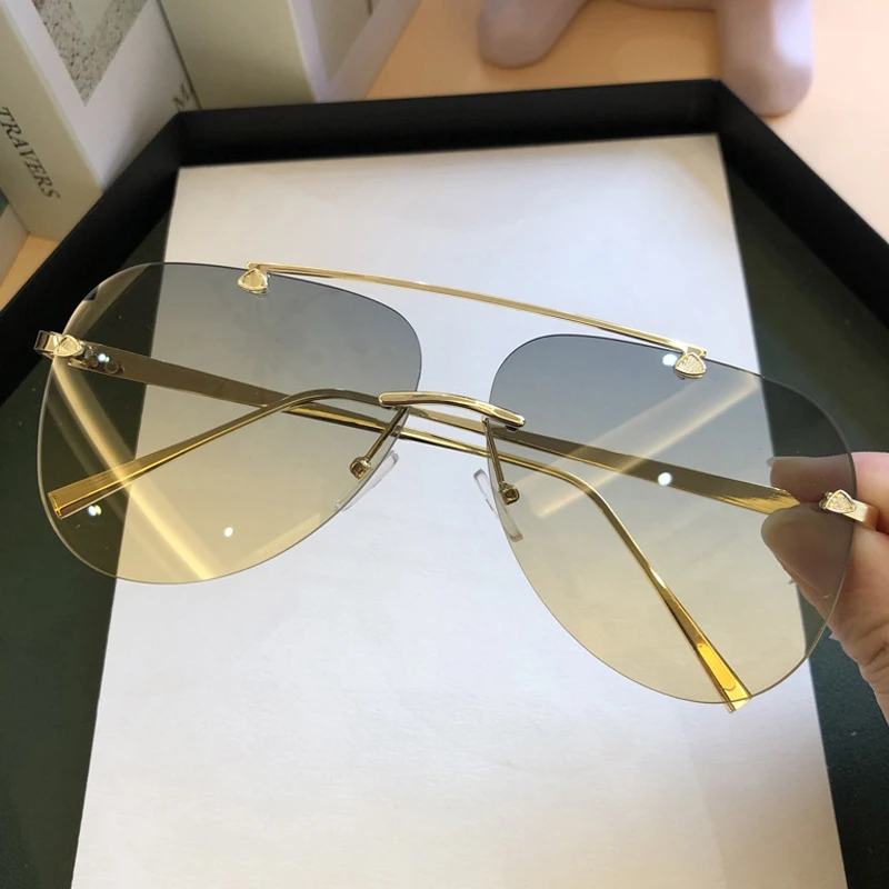 Vintage randloze legering luch - Men'S Fashion Rimless Glasses recensie en prijs