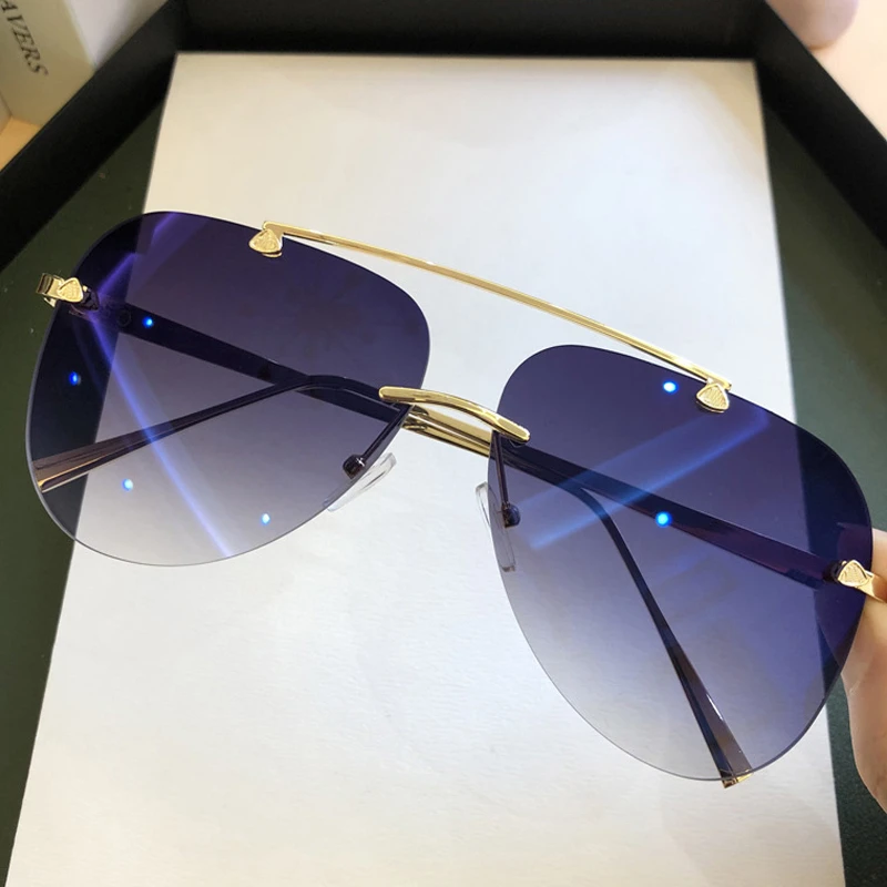 Vintage randloze legering luch - Men'S Fashion Rimless Glasses recensie en prijs
