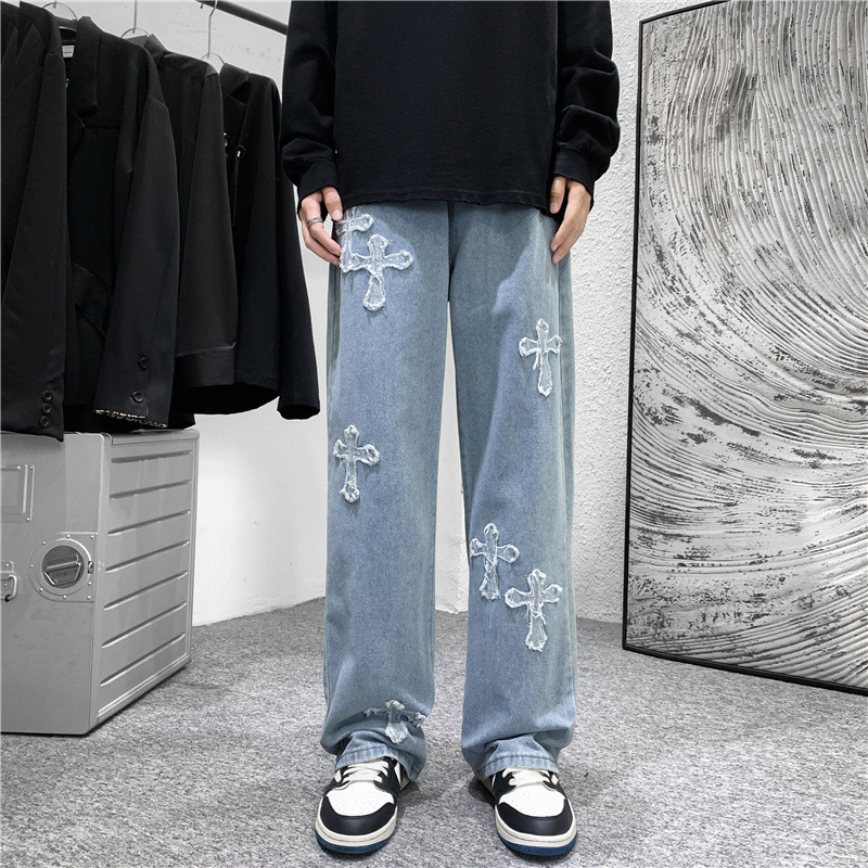 Heren Jeans met Kruisprint Her - Men'S Fashion For 60 Year Old recensie en prijs