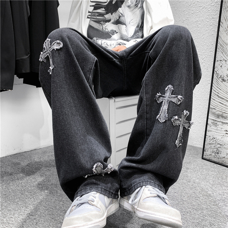 Heren Jeans met Kruisprint Her - Men'S Fashion For 60 Year Old recensie en prijs