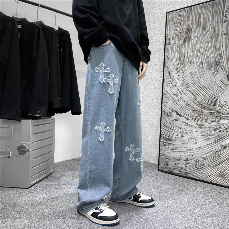 Heren Jeans met Kruisprint Her - Men'S Fashion For 60 Year Old recensie en prijs