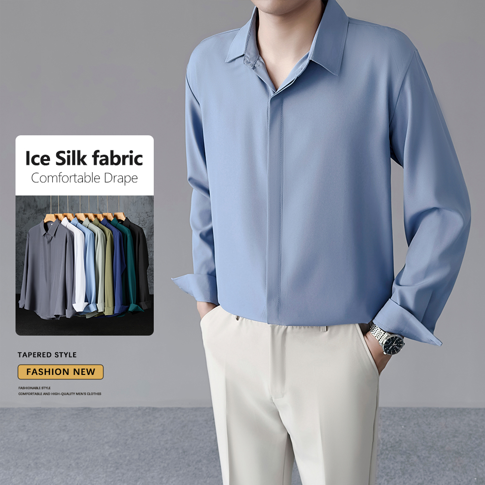 Lente Zomer Dunne Heren Koele  - Dress Shirt Non-Iron recensie en prijs
