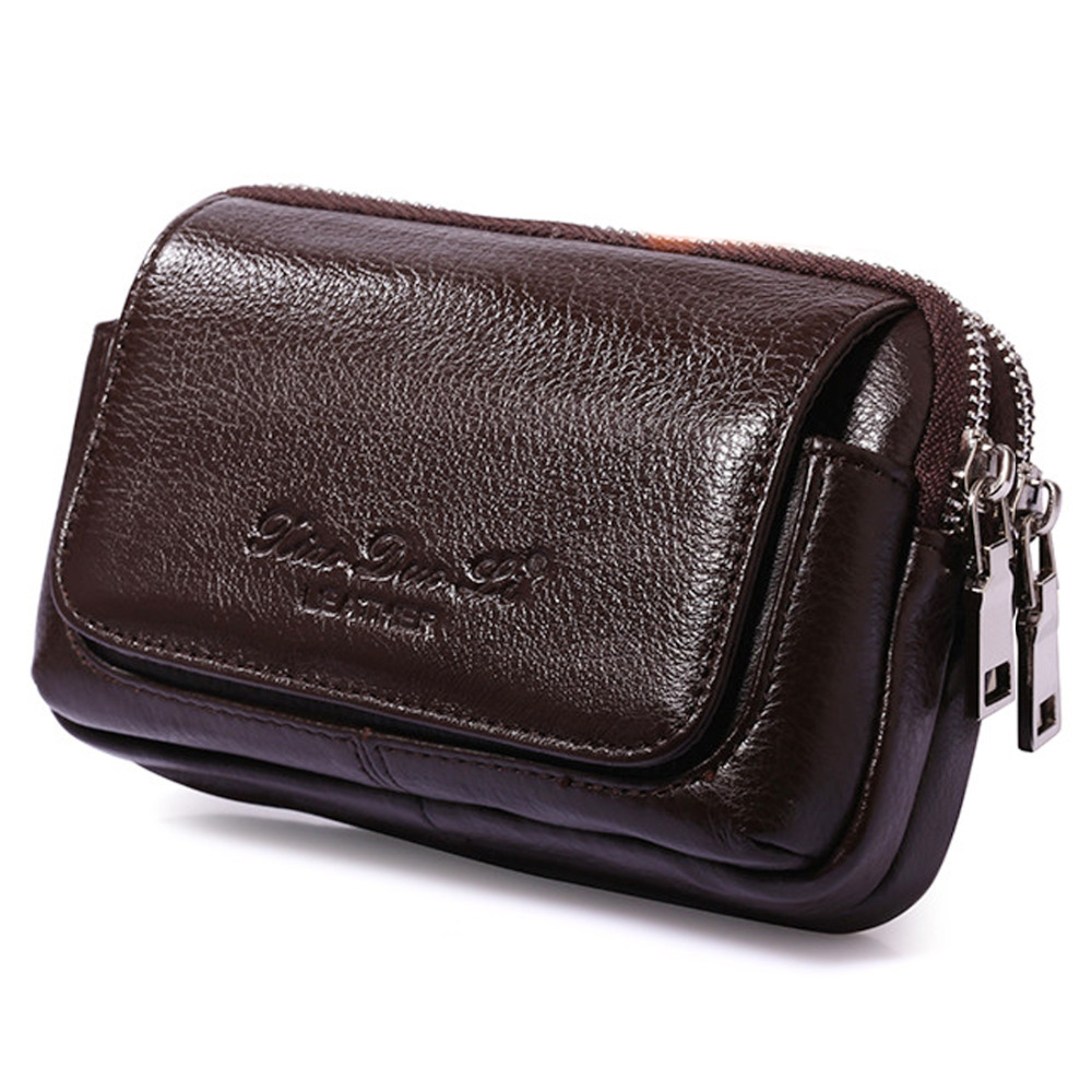 Mannen Echt Leer Taille Fanny  - Leather Belt Braided recensie en prijs