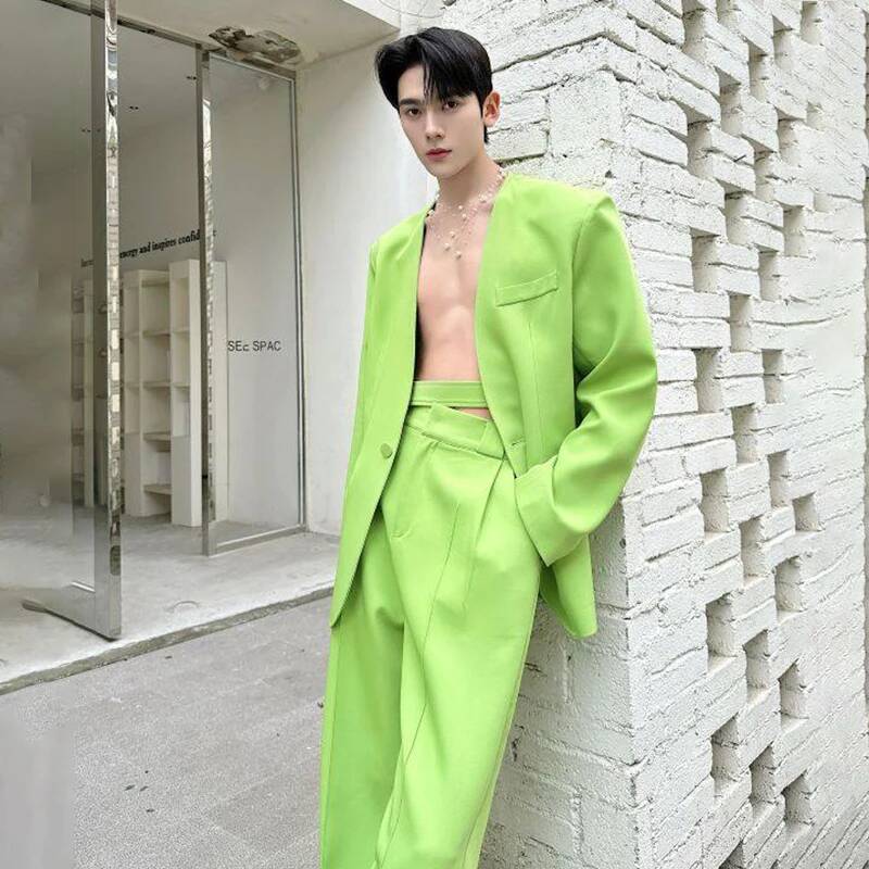 LUZHEN 2026 Lente Nieuwe Effen - Men Fashion Elegant recensie en prijs
