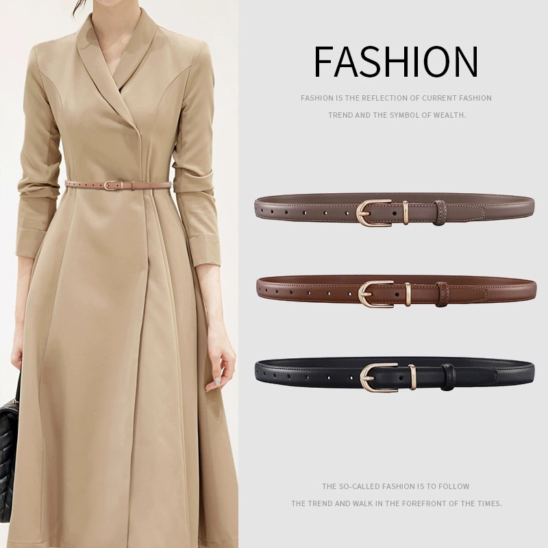 Damesriem van legering met ges - Leather Belt Braided recensie en prijs