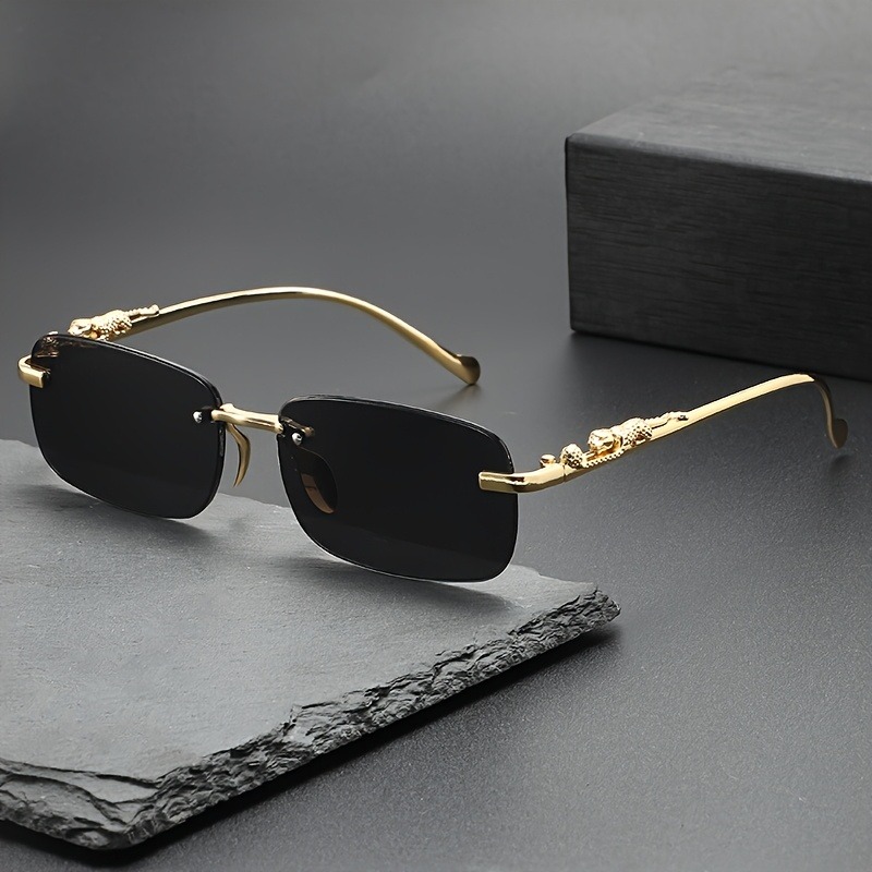 Mode randloze metalen zonnebri - Men'S Fashion Rimless Glasses recensie en prijs