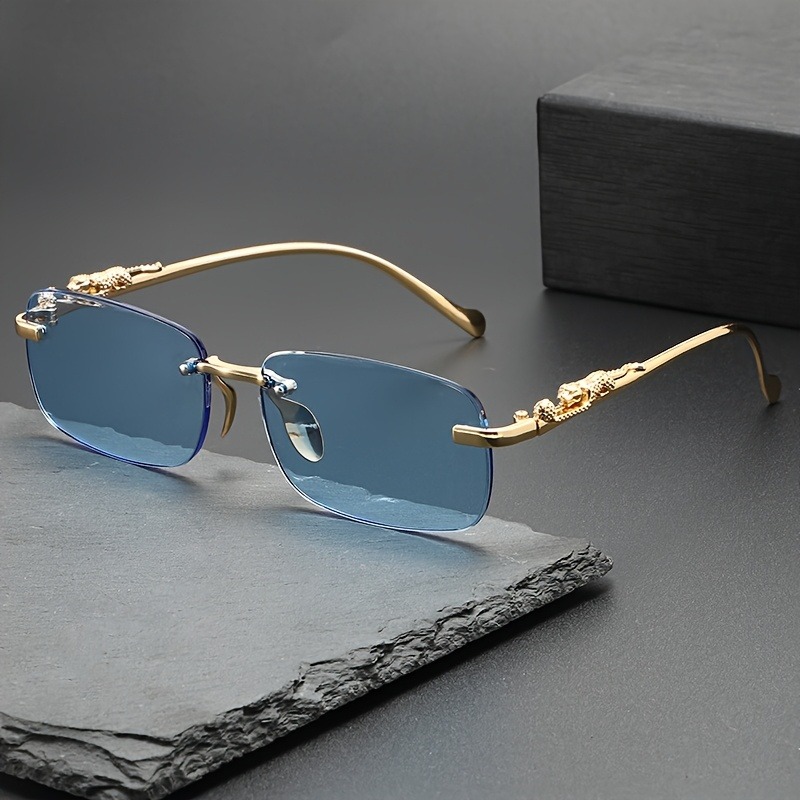 Mode randloze metalen zonnebri - Men'S Fashion Rimless Glasses recensie en prijs