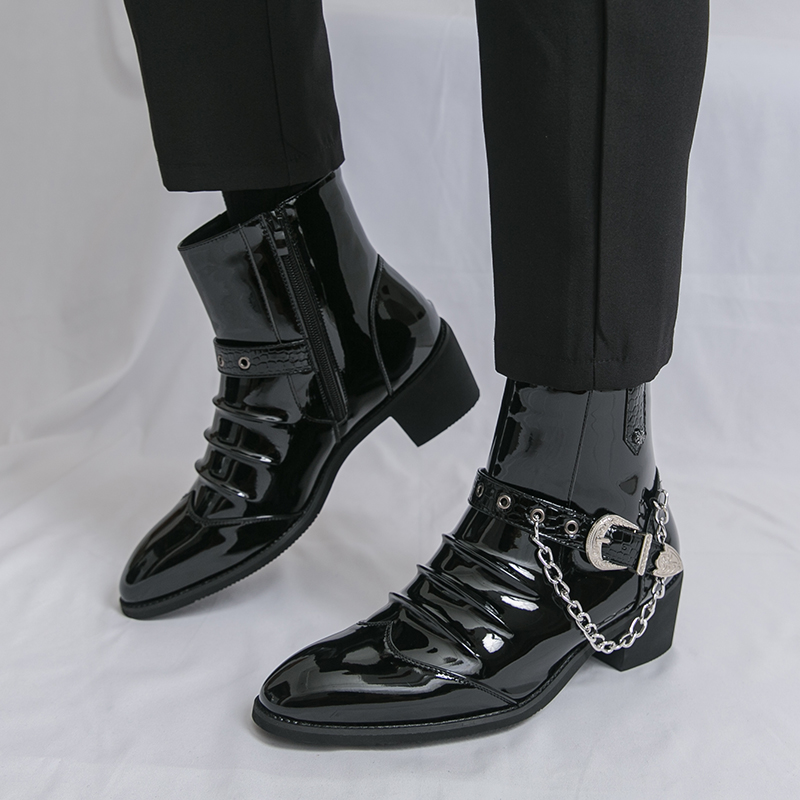 Mode zijrits hoge vrijetijdsla - Men Fashion Elegant recensie en prijs