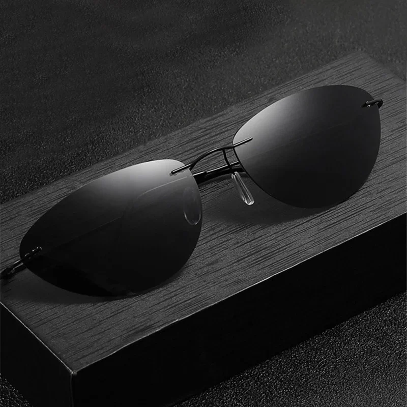 2026 Gepolariseerde Ultralight - Men'S Fashion Rimless Glasses recensie en prijs