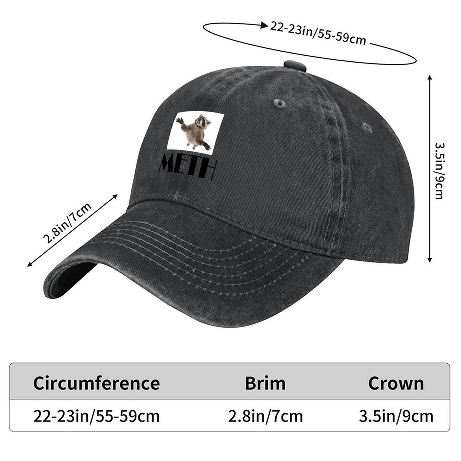 Meth wasbeer baseballpet luxe  - Men'S Fashion Outlets recensie en prijs