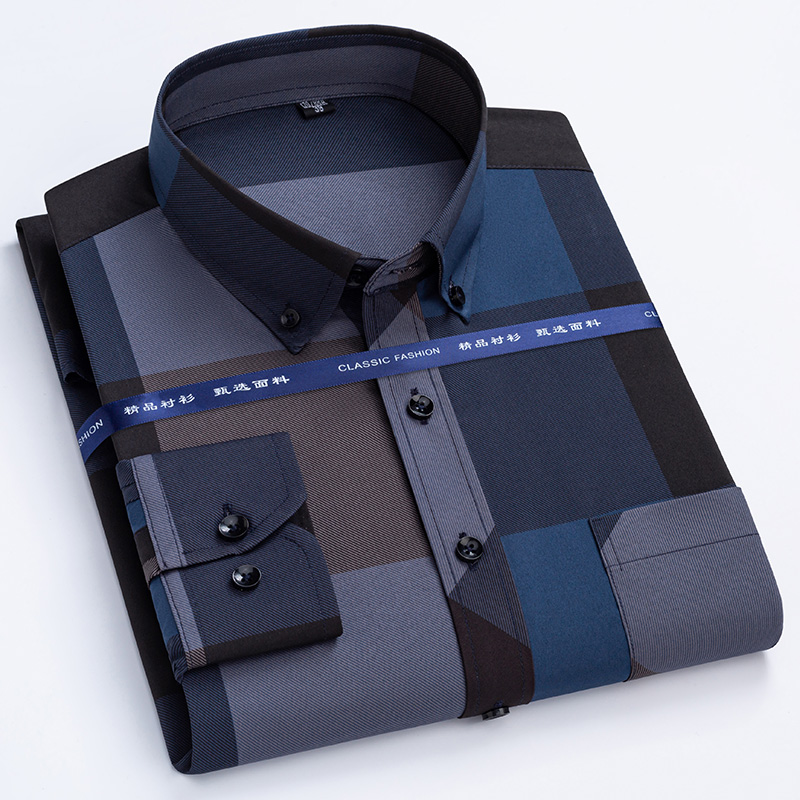 Heren Overhemden Lente Herfst  - Dress Shirt Non-Iron recensie en prijs